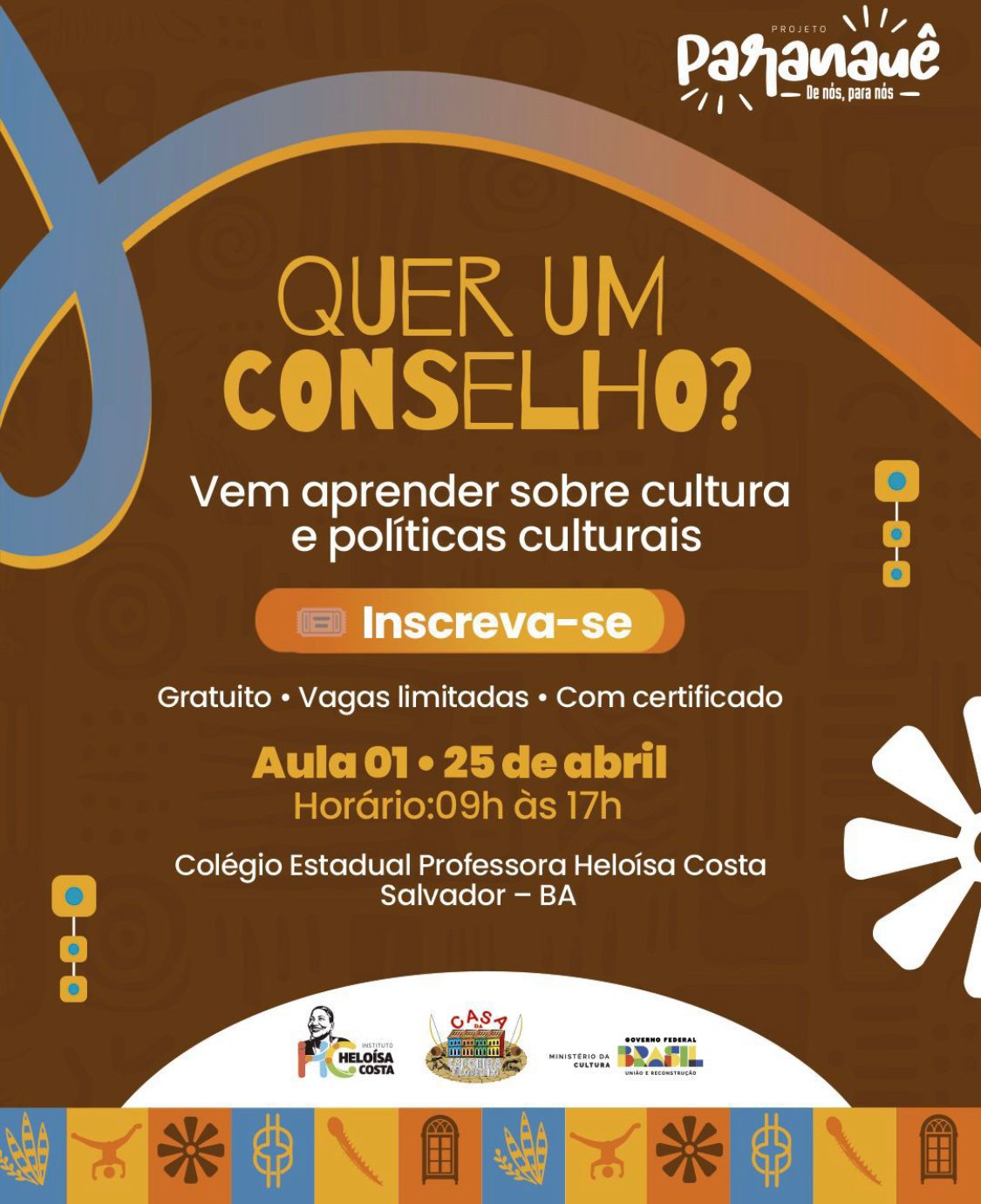 Projeto Paranau&ecirc; abre inscri&ccedil;&otilde;es para forma&ccedil;&atilde;o gratuita em elabora&ccedil;&atilde;o de projetos e capta&ccedil;&atilde;o de recursos