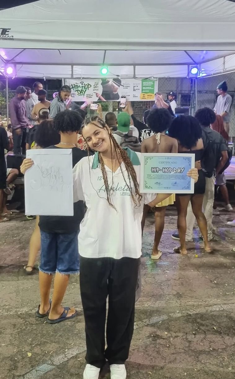 Yasmim Cerqueira vence batalha do Hip-Hop dance