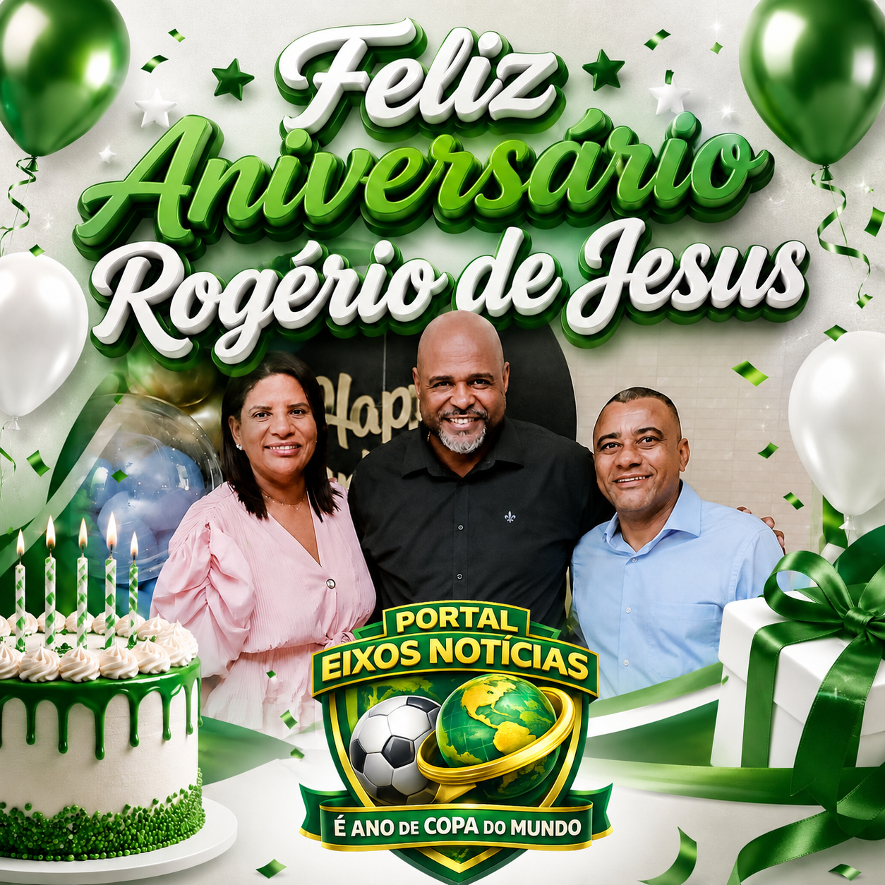 Parab&eacute;ns ao chefe de governo municipal de Sim&otilde;es Filho, Rog&eacute;rio de Jesus, por mais um ano de vida